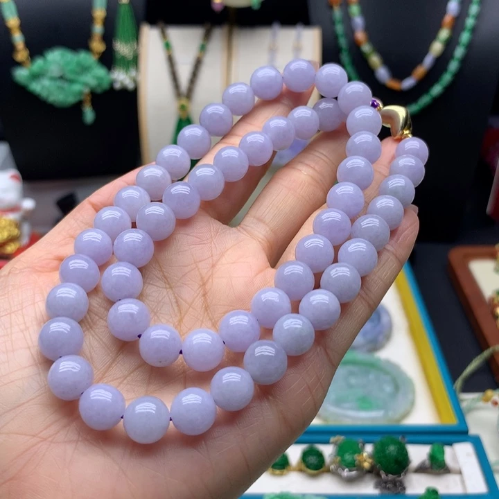 翡翠未镶嵌颈饰翡翠项链