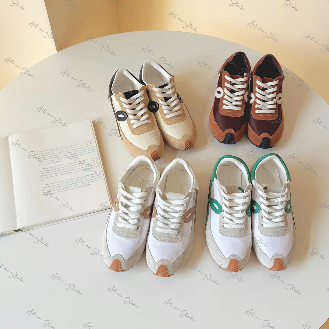 泡芙棉感拉长比例轻盈脚感防滑波浪底内增高奶茶运动鞋w24352