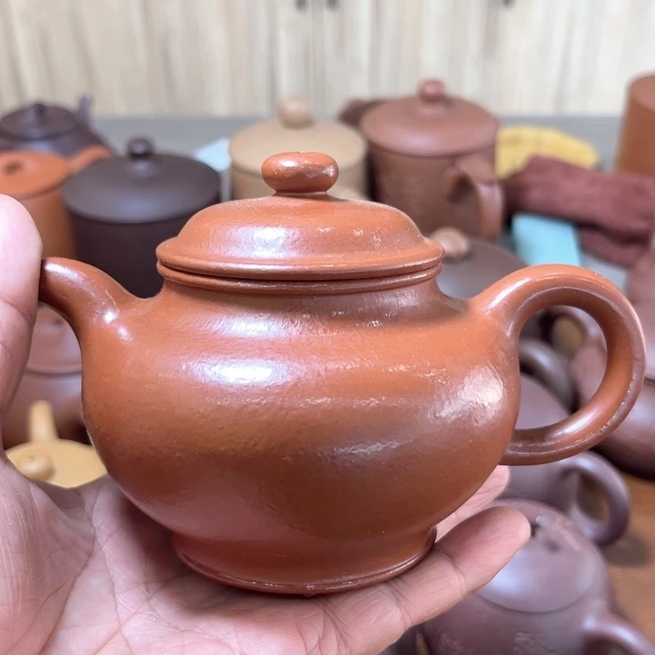 茶壶紫砂老朱泥260毫升