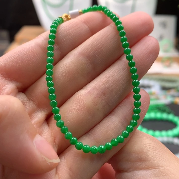 未镶嵌手串翡翠天然缅甸A货翡翠