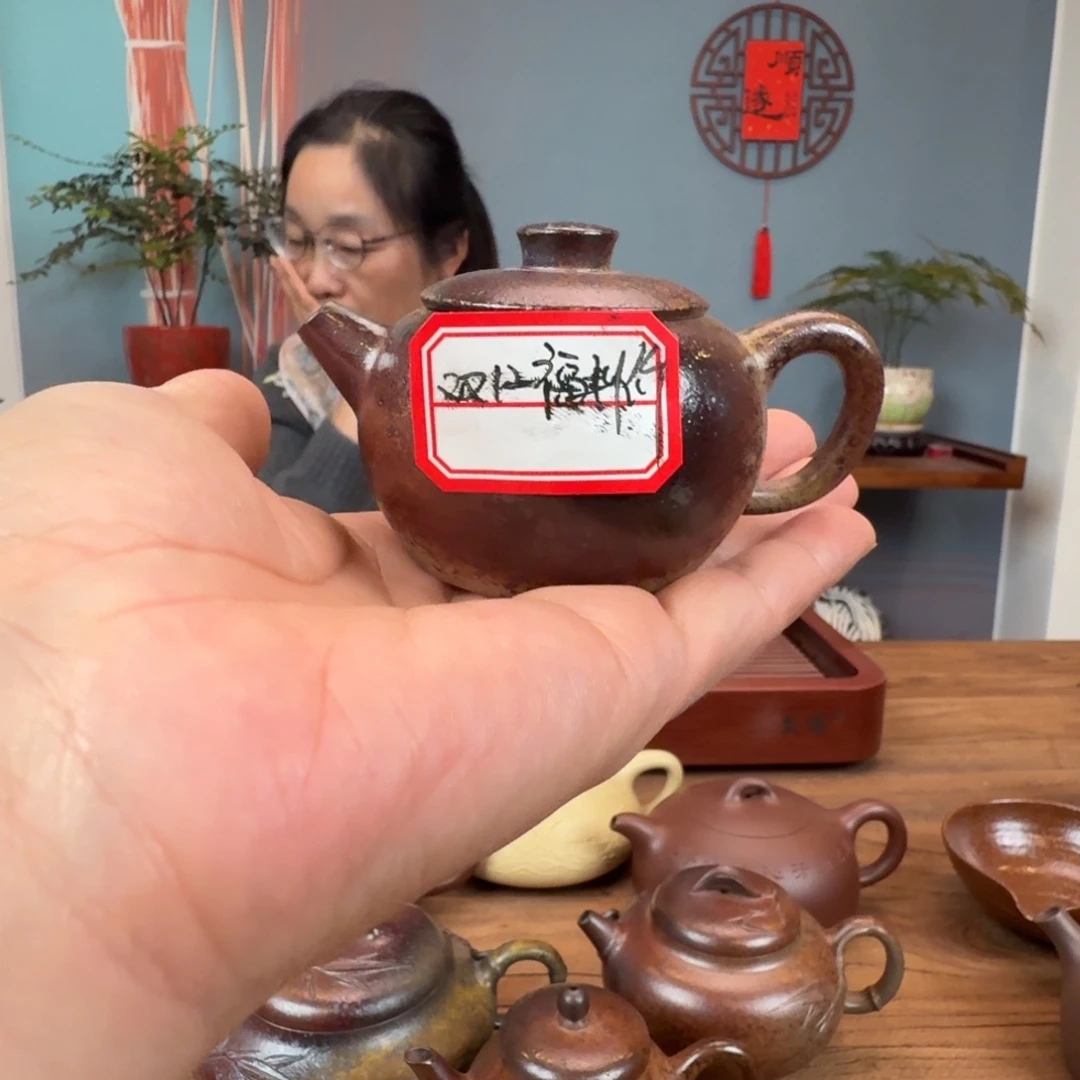 吉***意本山绿泥茶壶芝麻绿泥柴烧巨轮