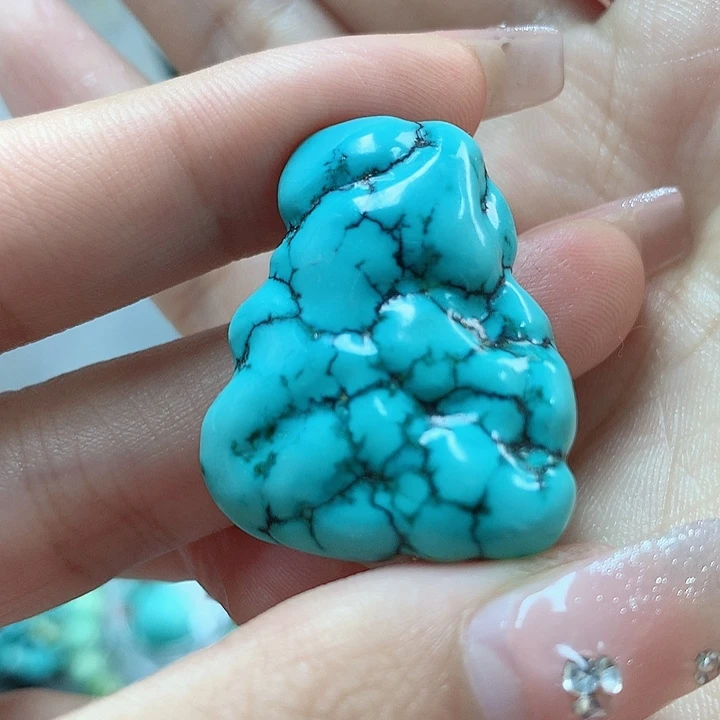 绿松石珠宝奇石未镶嵌