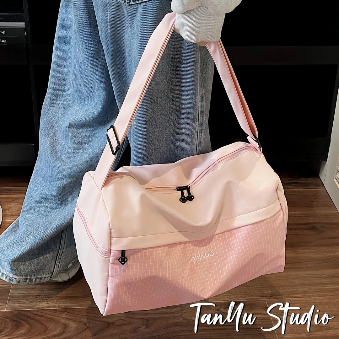 探屿旅行包小型轻便高颜值便携短途旅游手提外出行李袋运动健身包