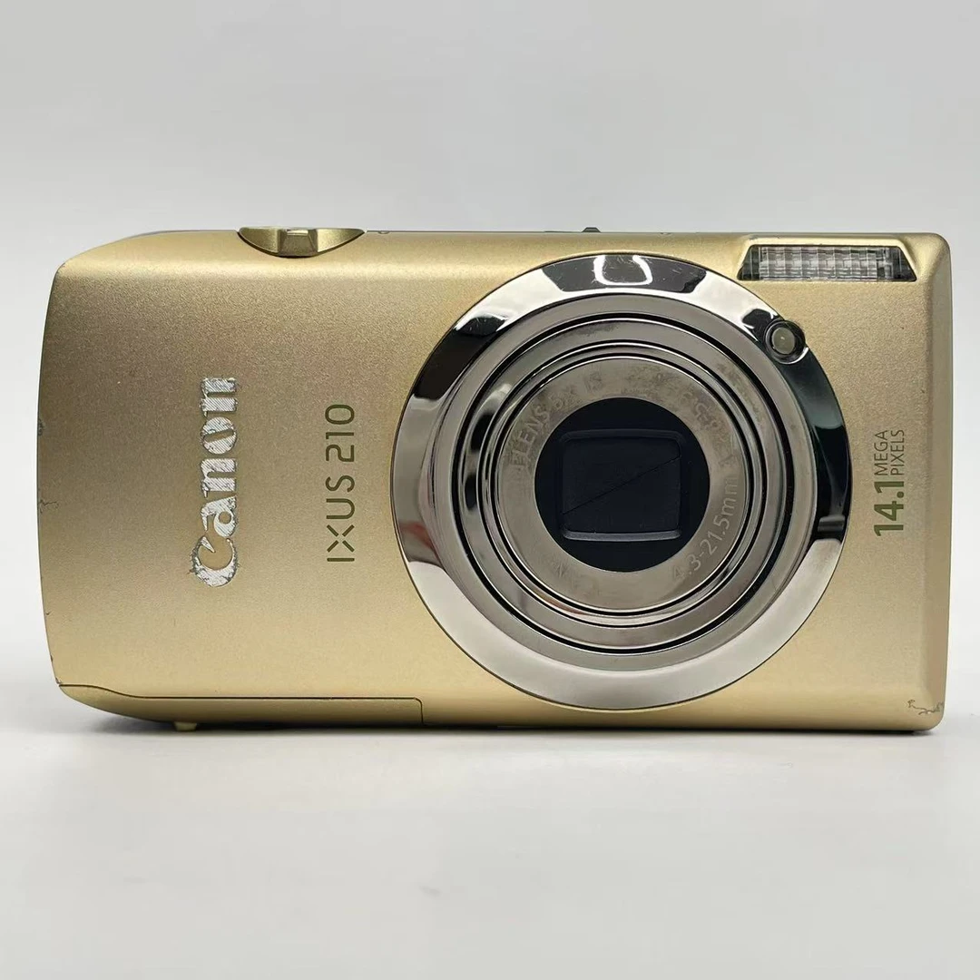 95新 Canon/佳能 ixus210金色1410万像素5倍变焦复古ccd相机