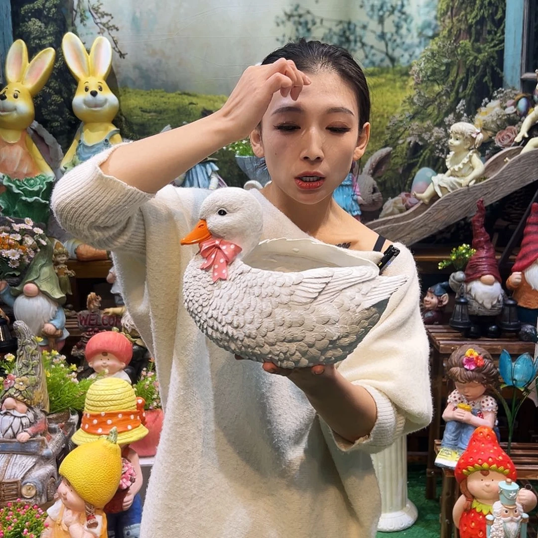 花园摆件红红火火