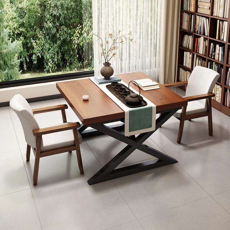 新中式茶桌椅组合小户型客厅茶几家用阳台小型茶桌办公室泡茶桌子