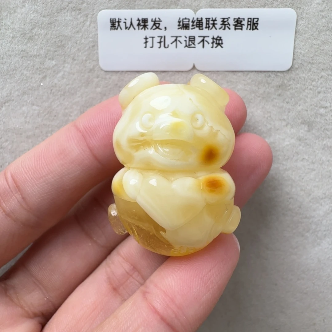 蜜蜡未镶嵌珠宝奇石超过七天不退，有瑕疵