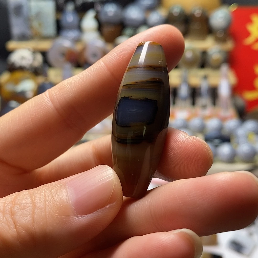 玛瑙/玉髓未镶嵌颈饰精品方眼