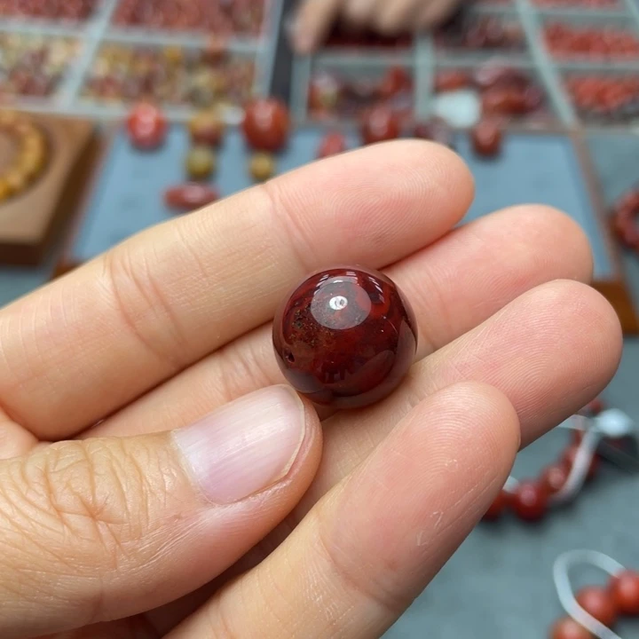 南红玛瑙单珠16多样性发1未镶嵌