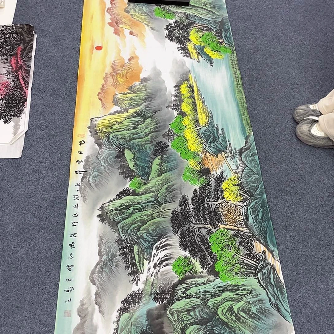 国画作品小姐姐放漏…