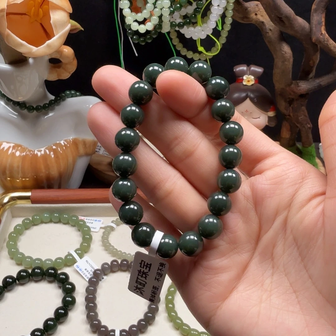 和田玉未镶嵌手串