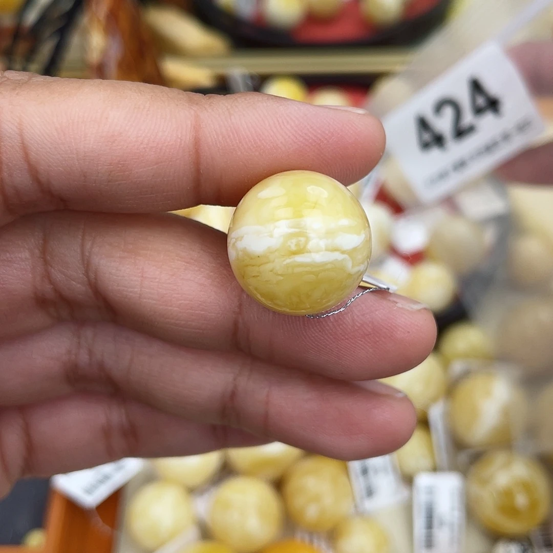 蜜蜡未镶嵌珠宝奇石粉18