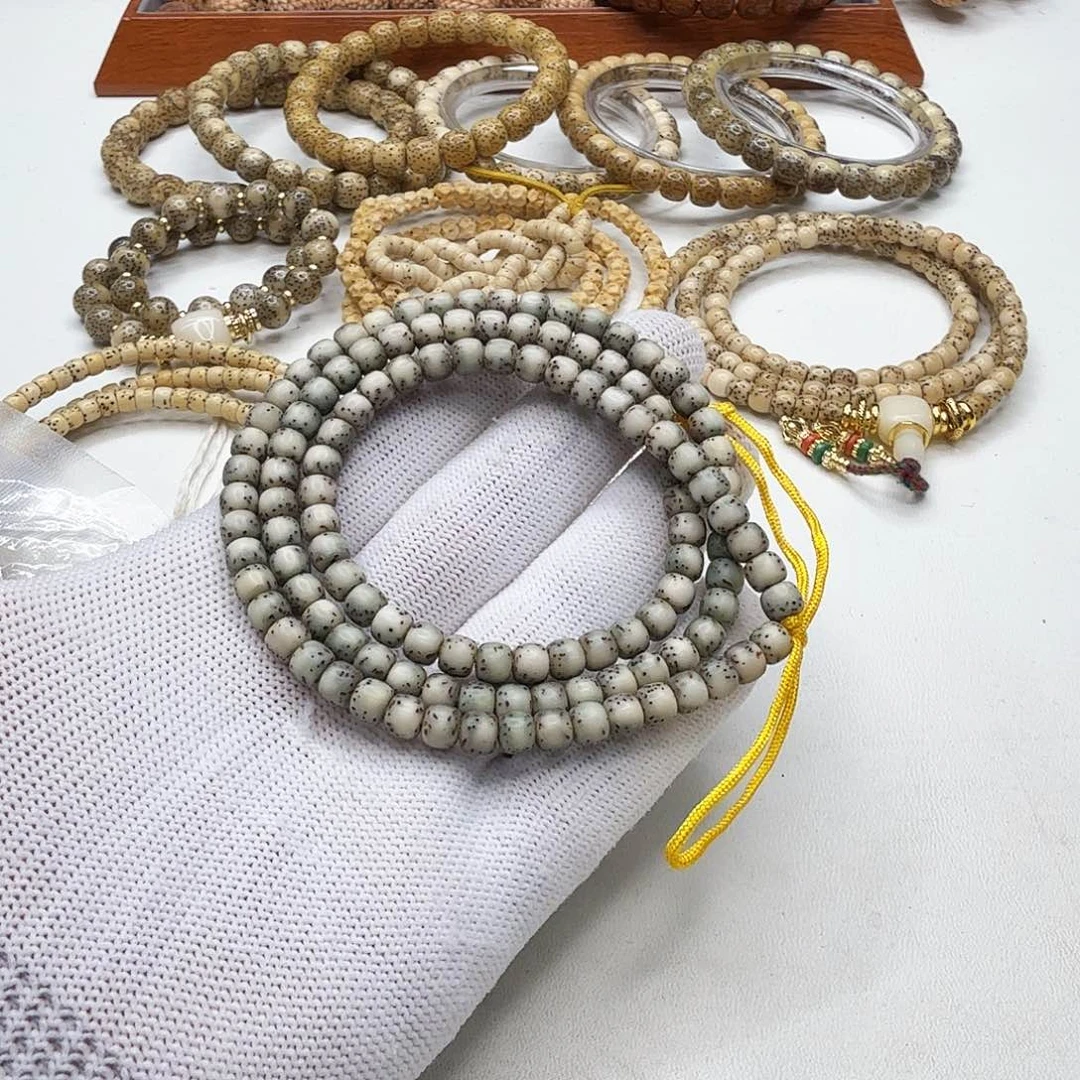 星月菩提吊坠16灭世糯冰绿背河豚6左右108