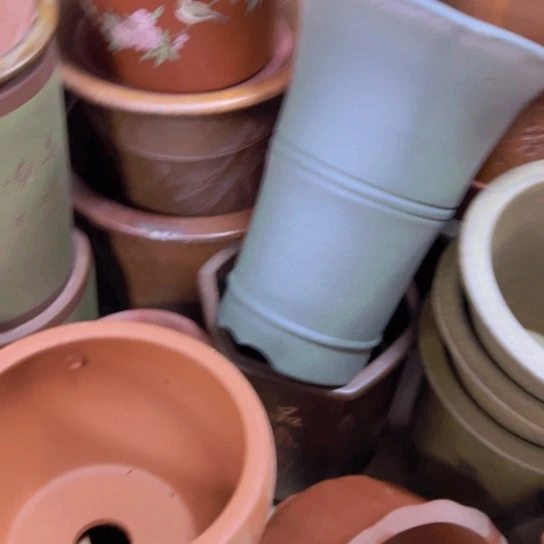 紫砂花盆花卉工艺