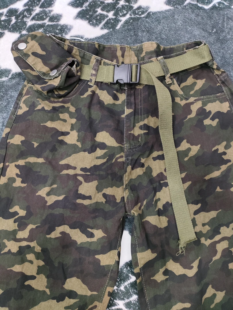 【L2-2】迷彩腰包牛仔裤【可拆卸】