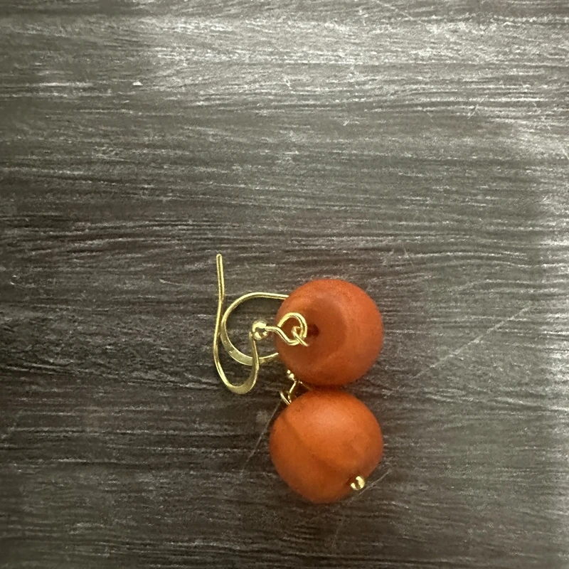 时尚百搭蜜蜡耳饰E67