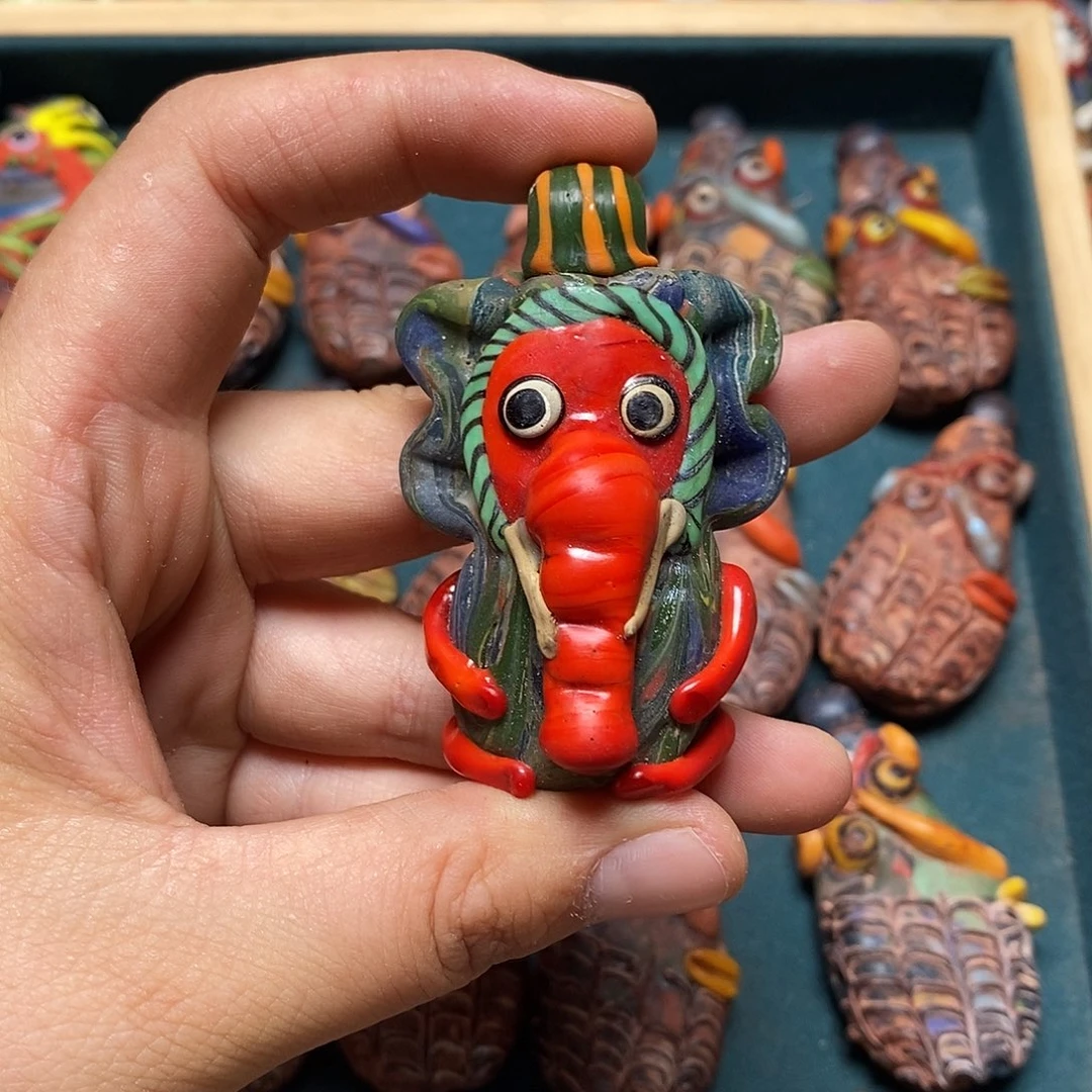 琉璃项链印度尼西亚大象