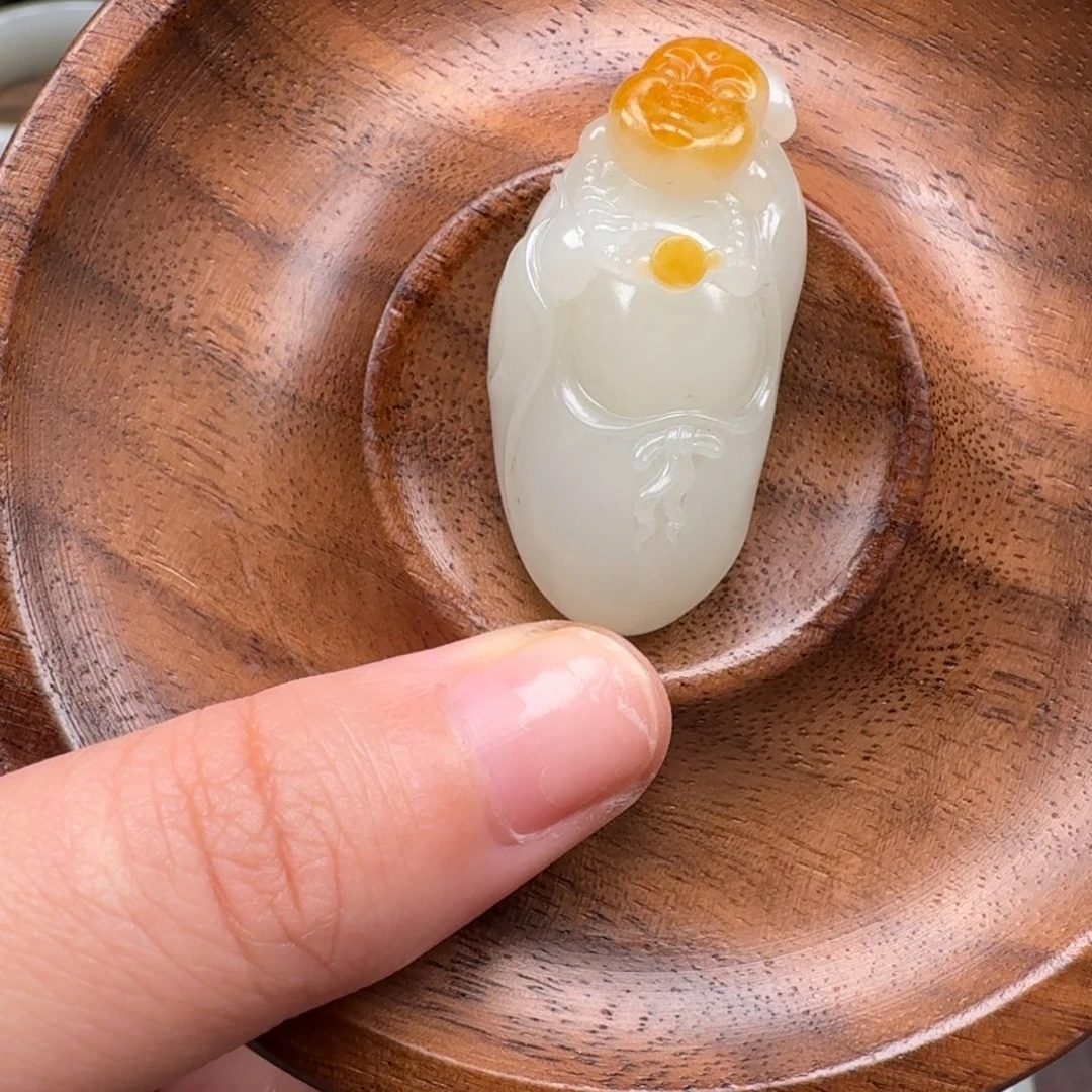 未镶嵌手链和田玉（子料）籽料佛公