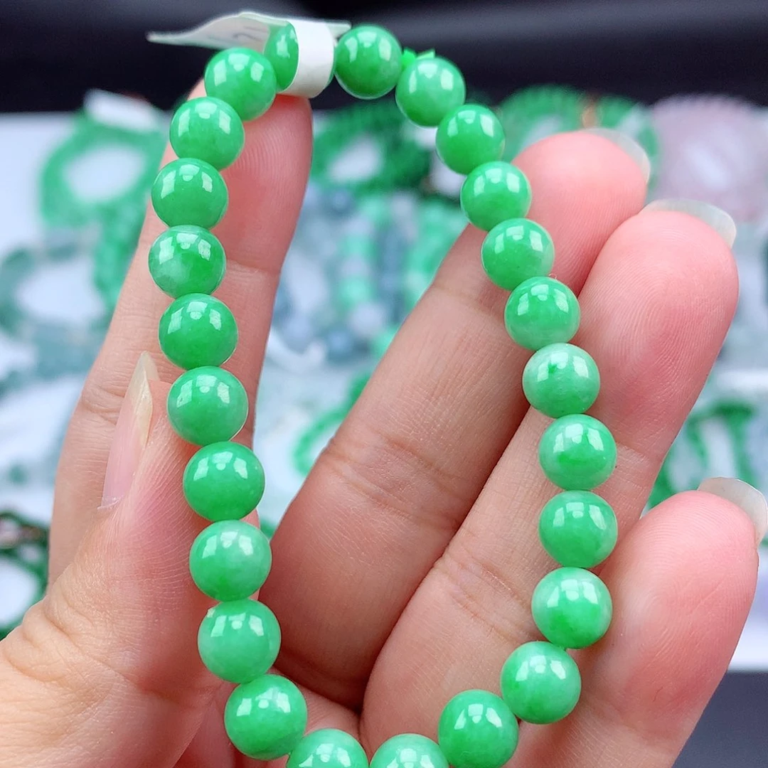 未镶嵌手链翡翠手串