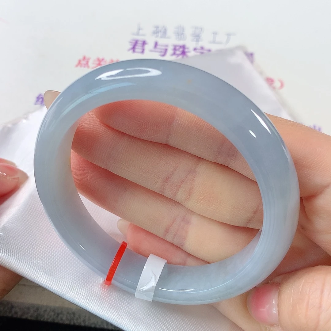 翡翠手镯未镶嵌 正圈⑨⑥