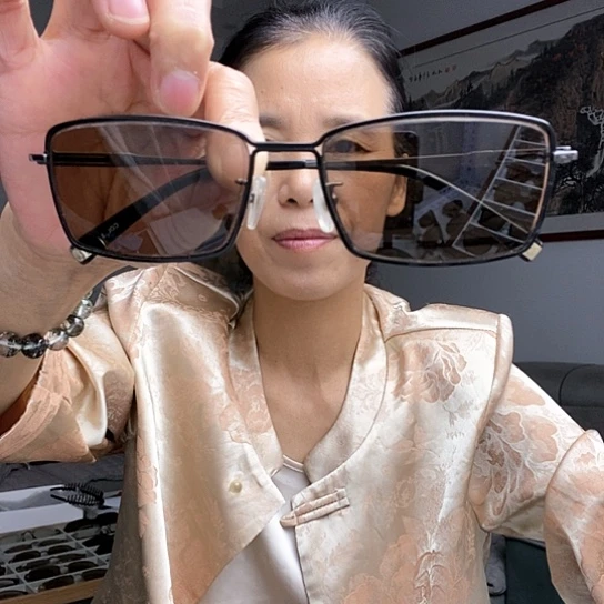 全框款天然水晶石头镜