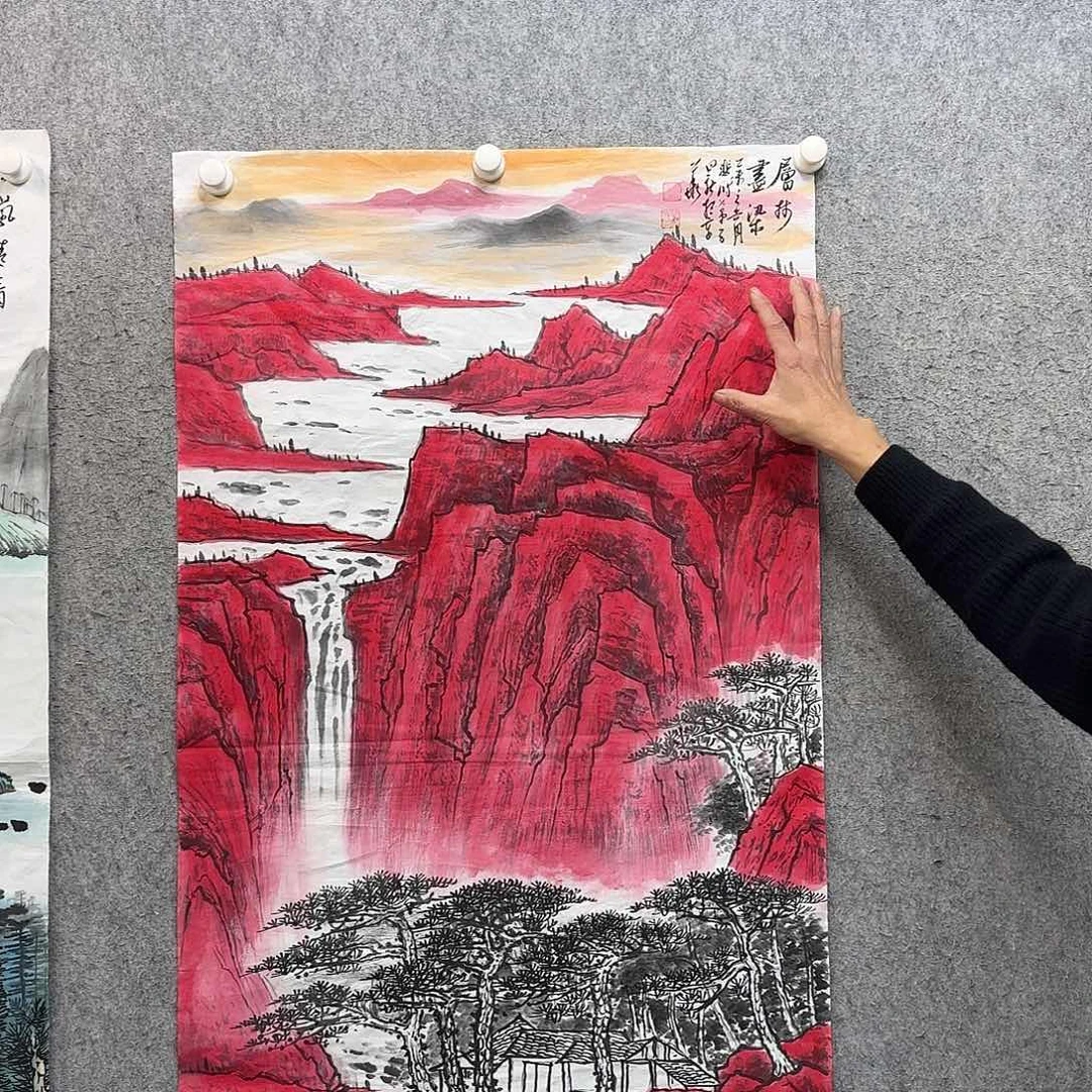 书法书法作品多次参加