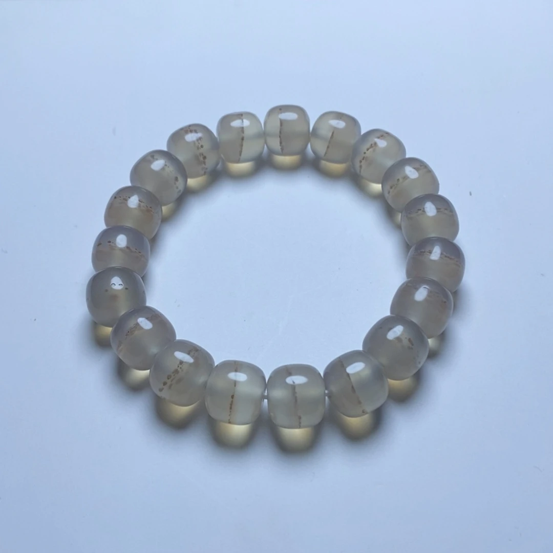 玛瑙/玉髓手串未镶嵌黑*