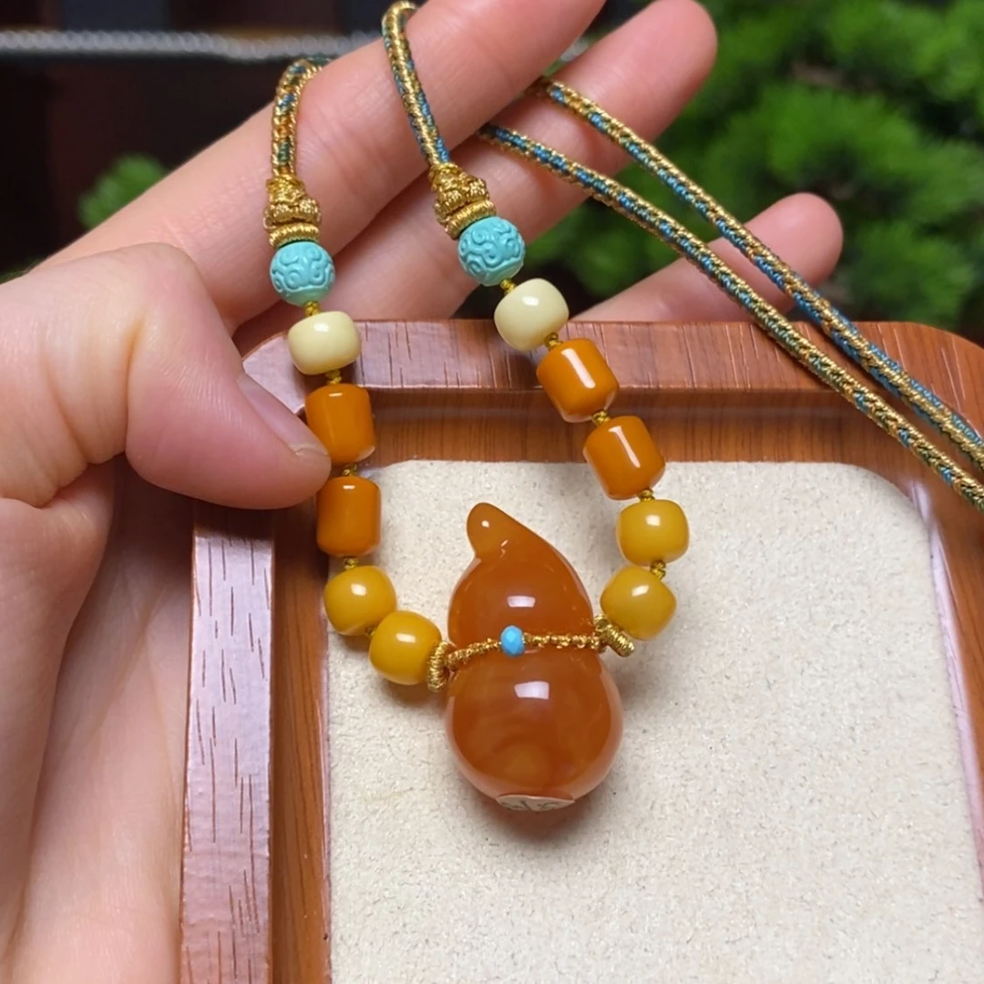 【闪购商品】蜜蜡颈饰未镶嵌项链
