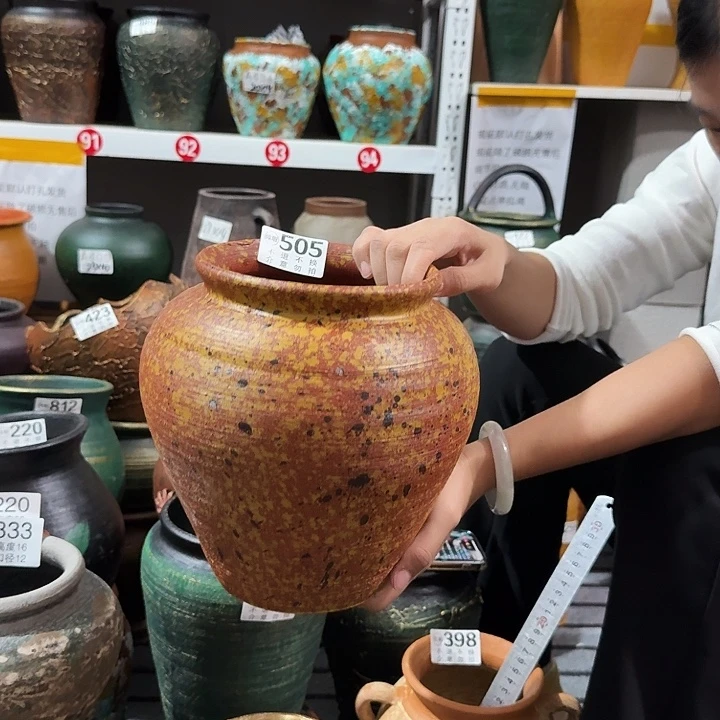 黄色坛子505高度24口径16
