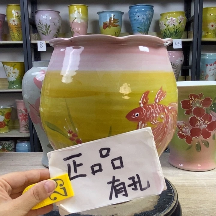 景德镇高温陶瓷花盆