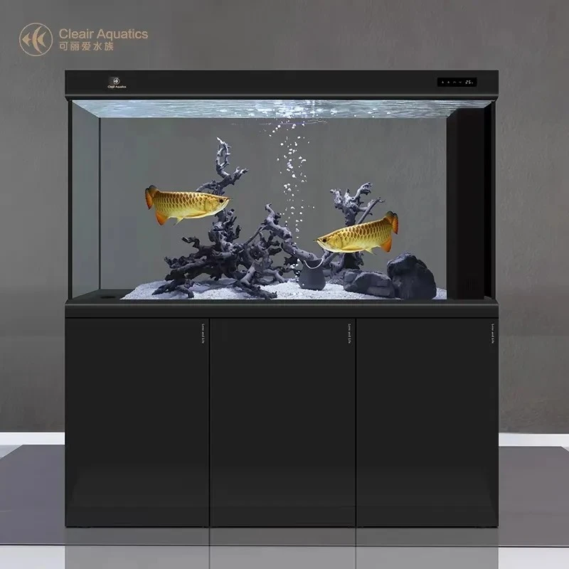 中小型屏风底滤生态中大型家用鱼缸 鱼便收集器 免换水鱼缸