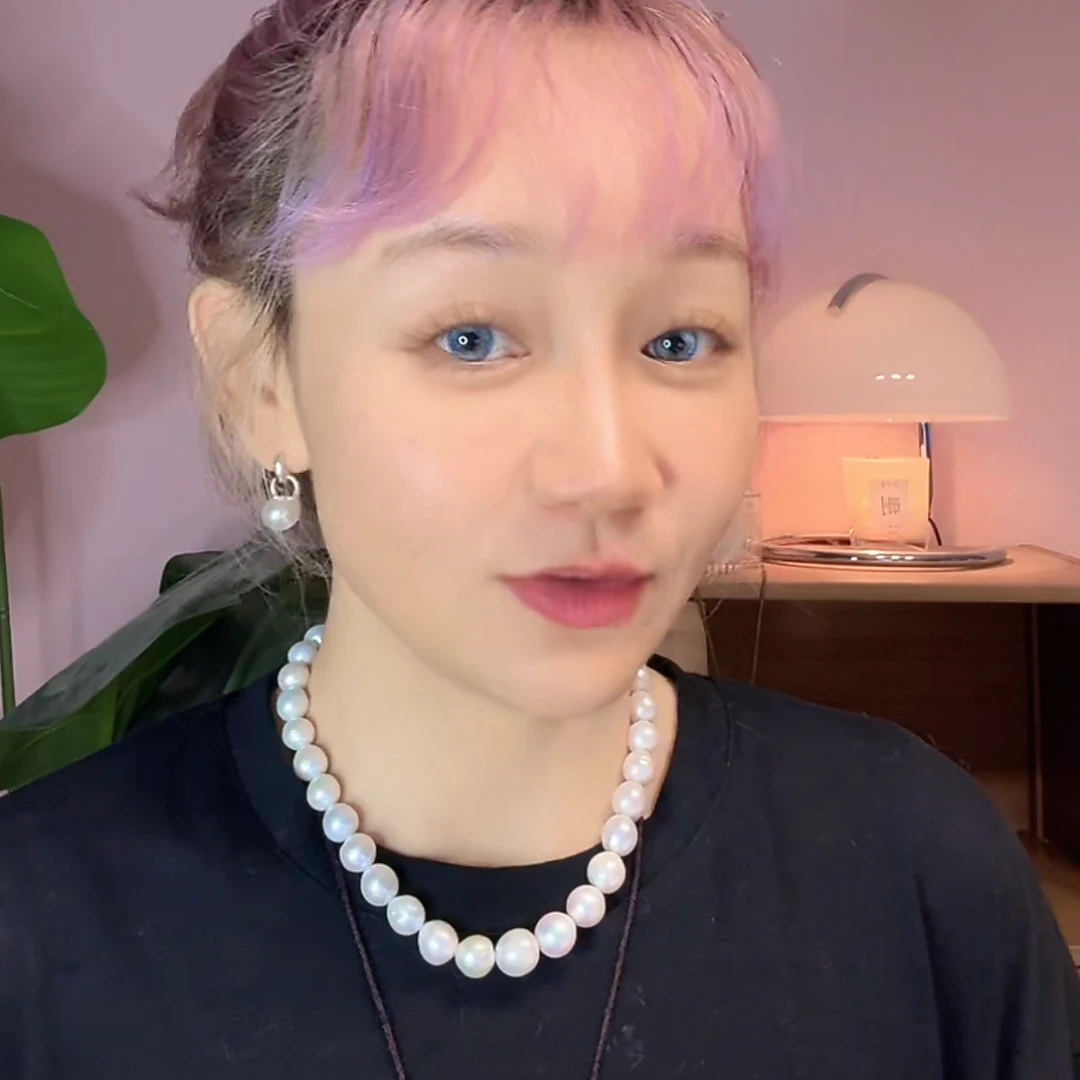 非金属仿珍珠项链 许你耀眼赵露思同款珍珠项链轻奢气质小众高级
