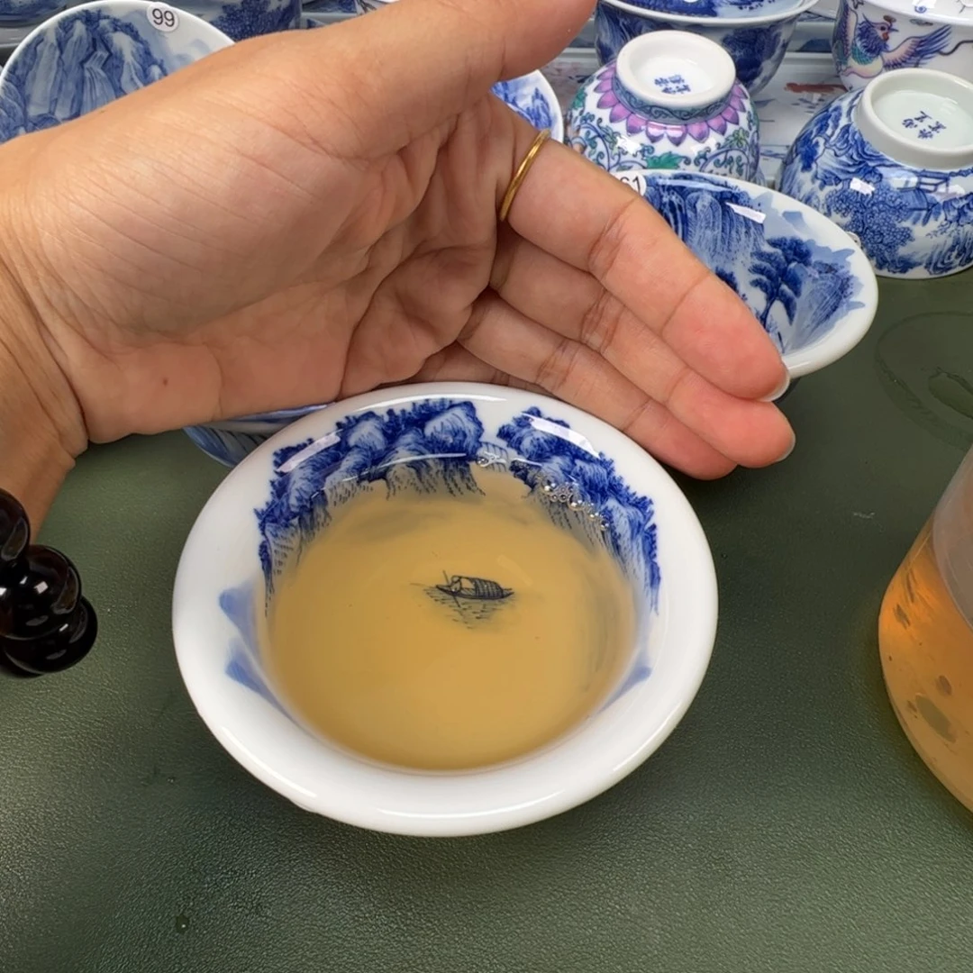 景德镇纯手工纯手绘茶具木木74