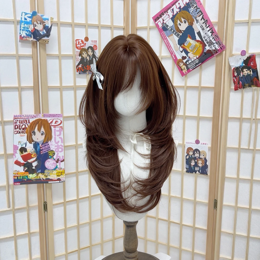 【小熊布丁】假发女lolita可爱风日常甜美高层次长直发整顶全头套