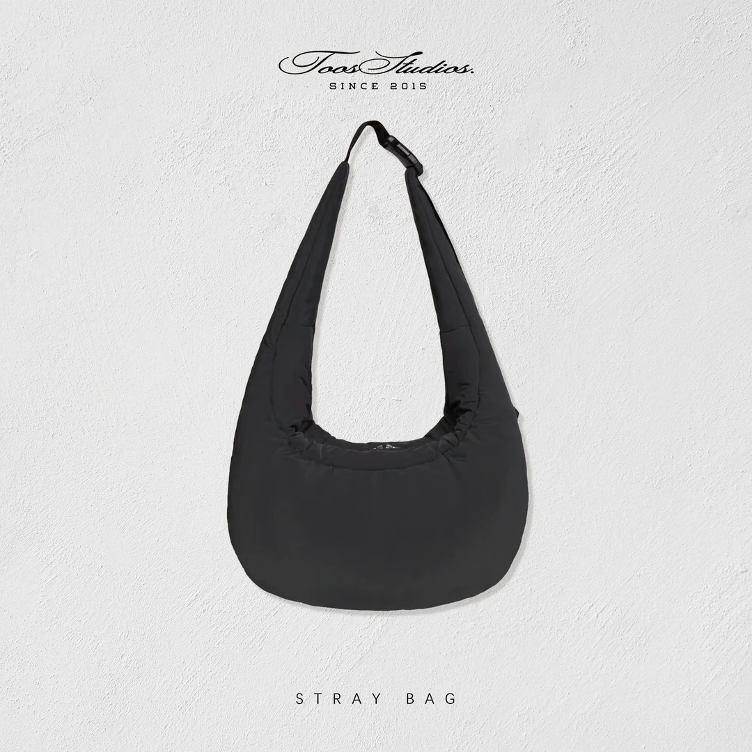 Toos.公路月牙流浪包蓬松面包挎包男女通用款慵懒街头美式休闲风