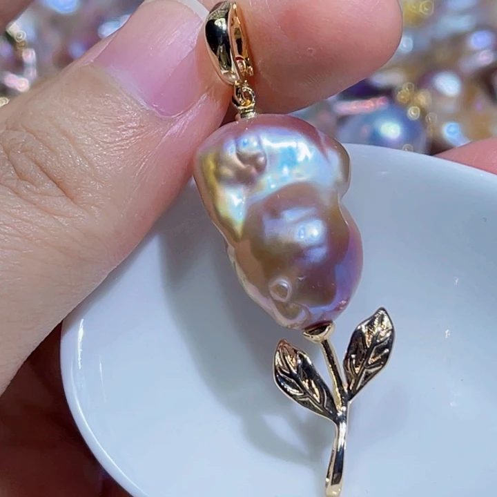 未镶嵌颈饰淡水珍珠