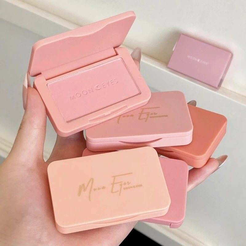 全色系~Mooneyes橡皮糖腮红单色腮红月亮眼睛修容豆沙紫色裸妆正