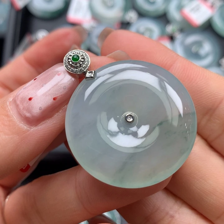 翡翠颈饰未镶嵌翡翠翡翠吊坠32.5-6