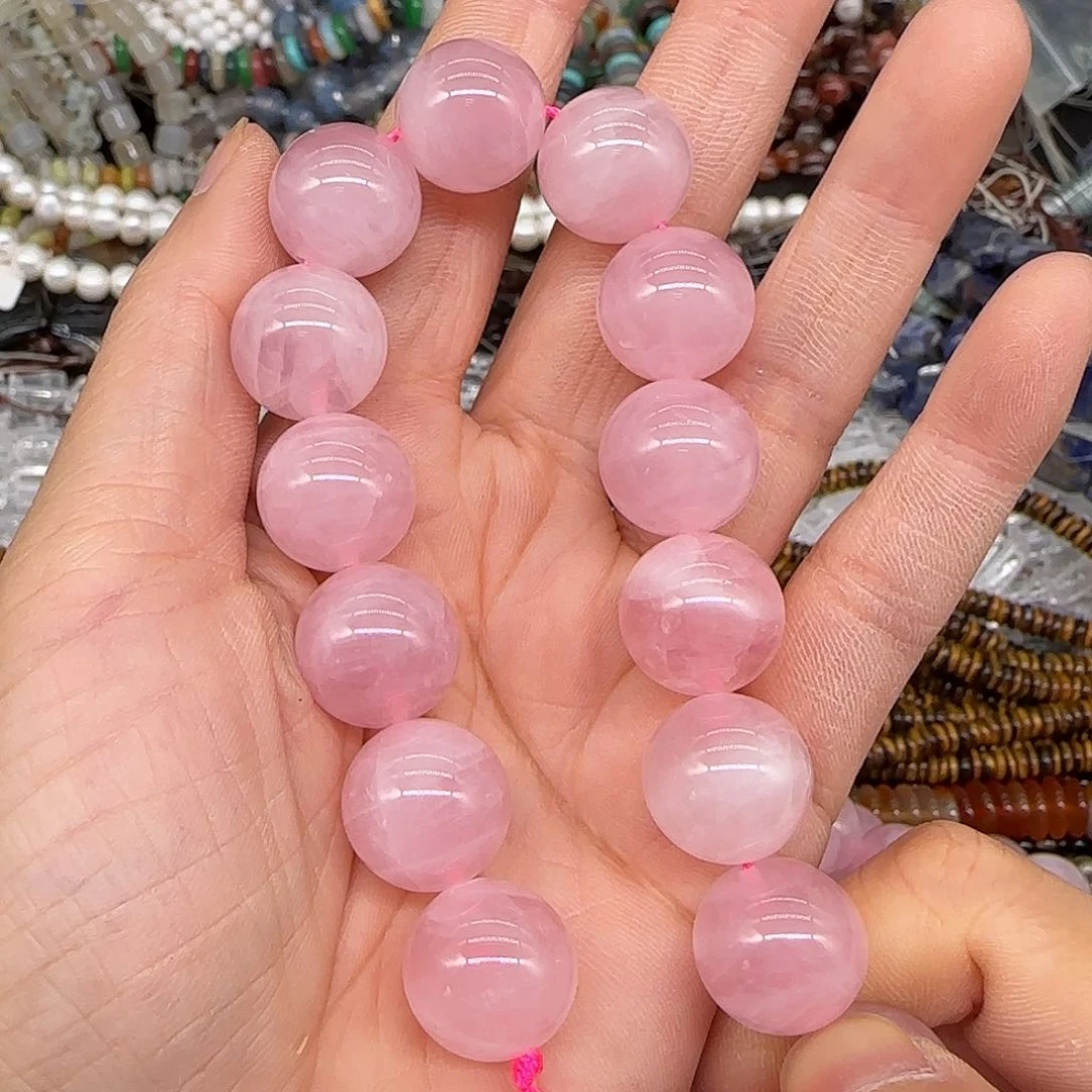 玛瑙/玉髓合金珠宝半成品马粉14mm13颗