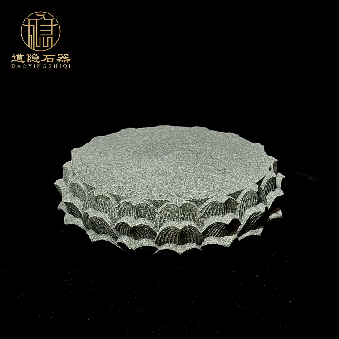 【青云石·莲花座】茶宠摆件9.8*9.8*3国潮装饰品置物桌面茶室