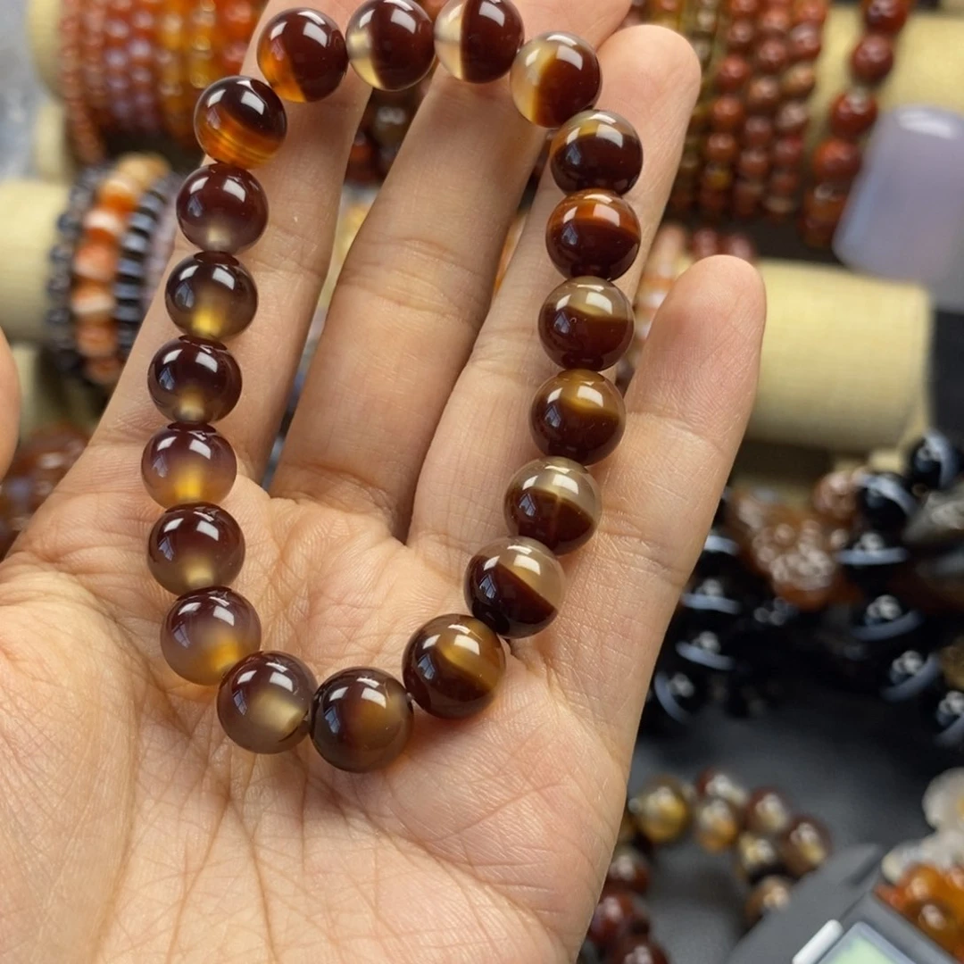 梦***方玛瑙/玉髓戒指合金