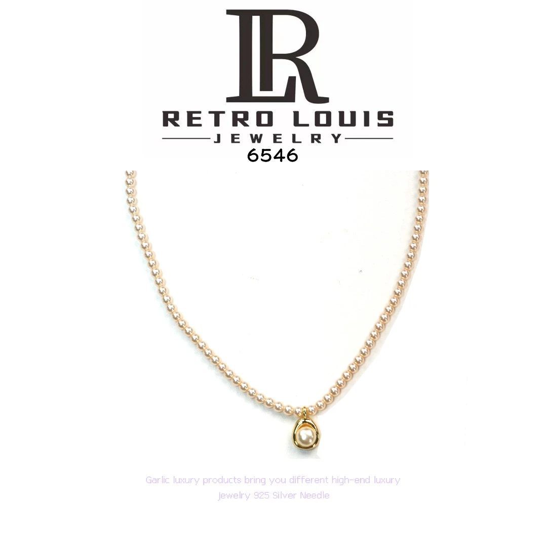 铜合金项链 RETRO LOUIS【赫本】Hepburn系列项链~6546 J（38+5cm）