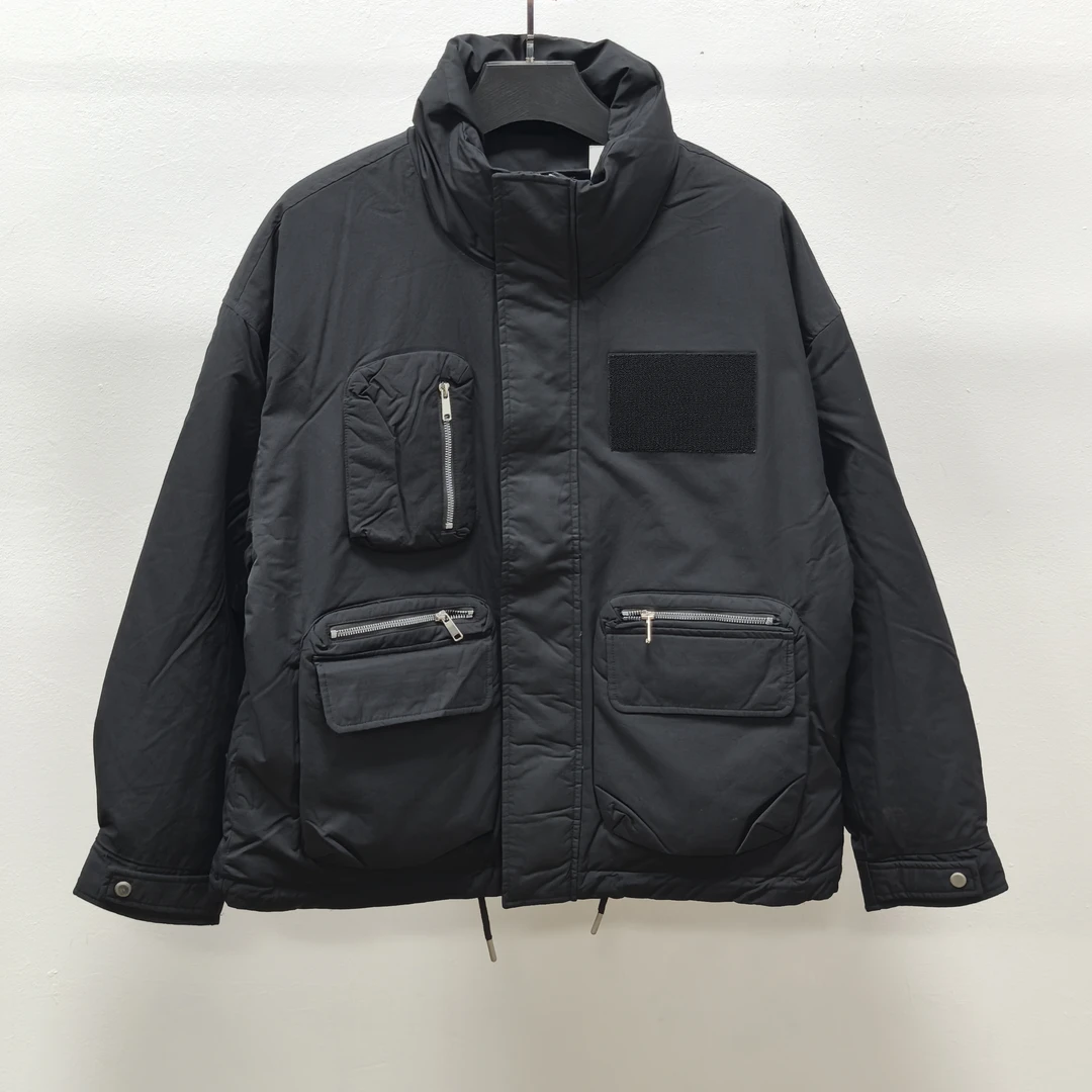 潮流时尚休闲百搭舒适保暖棉服黑色