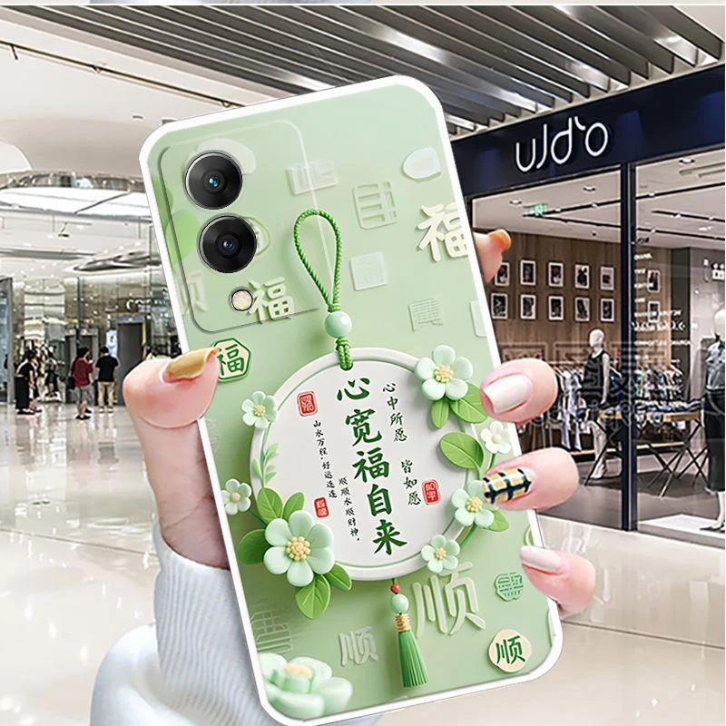 适用VIVOY36手机壳V2318A软壳女新款保护套全包边硅胶男中国风潮