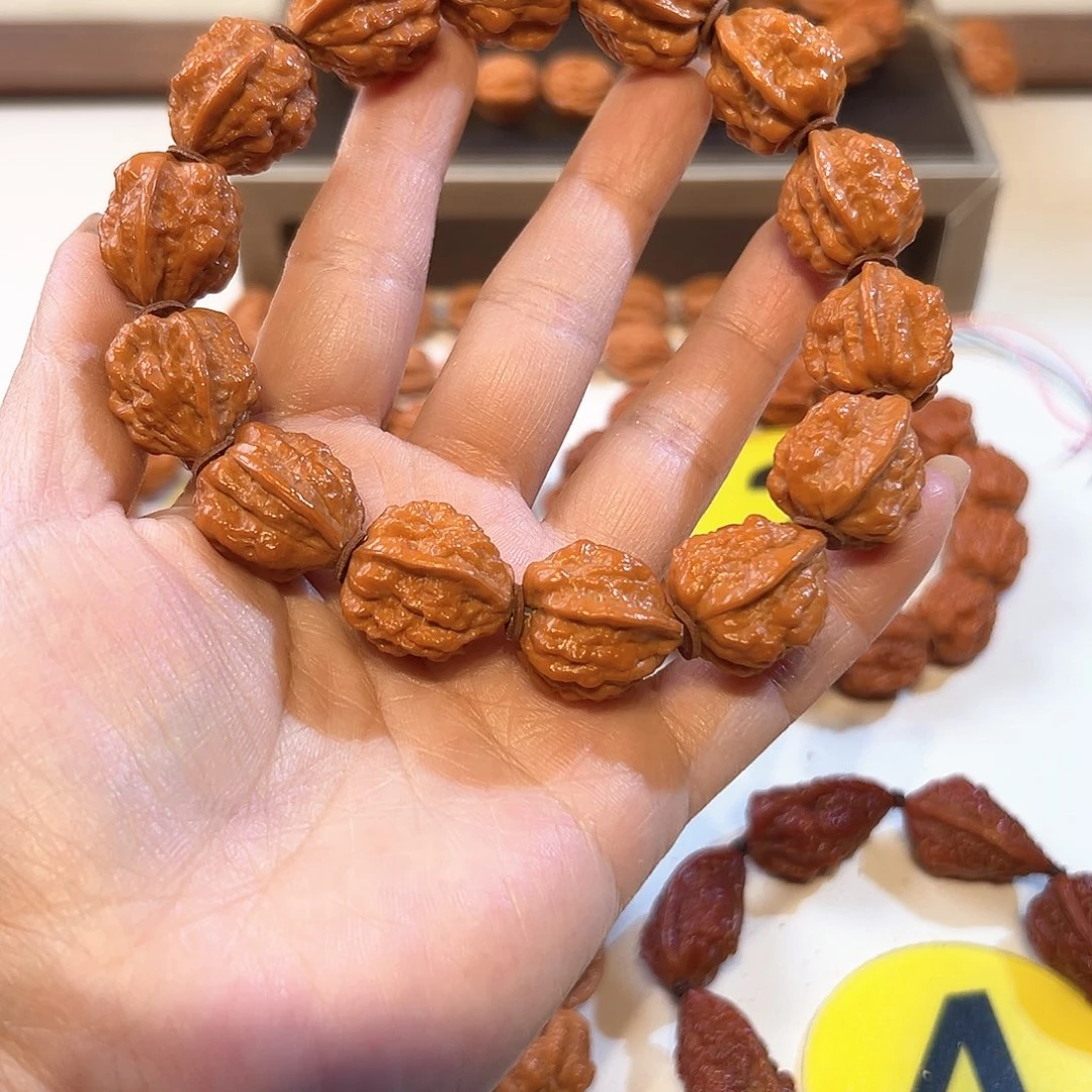 文玩核桃手串小金蟾