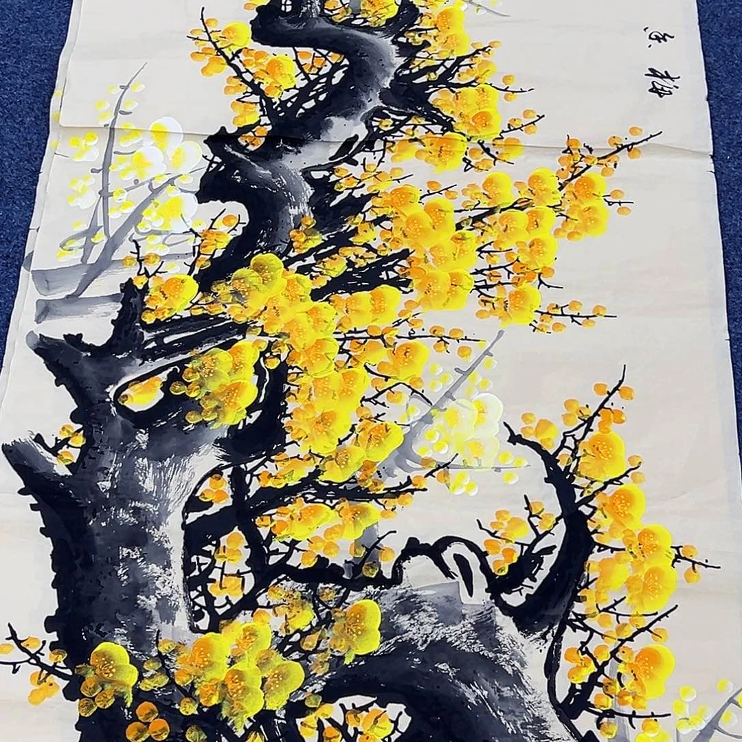 国画事事顺心如意心想事成