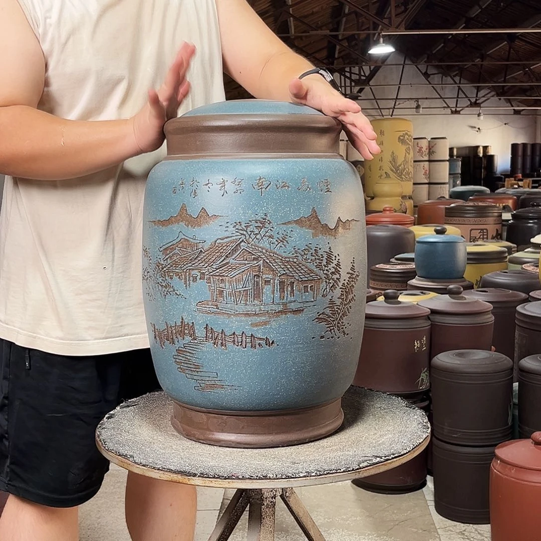 紫砂茶叶罐茶叶罐