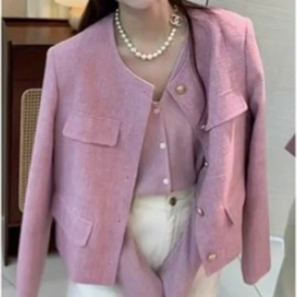 Luoxi/罗皙女装上衣开衫小香风气质时尚名媛西装2072