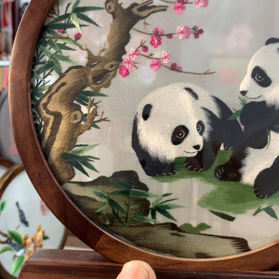 木苏绣精品推荐给你们