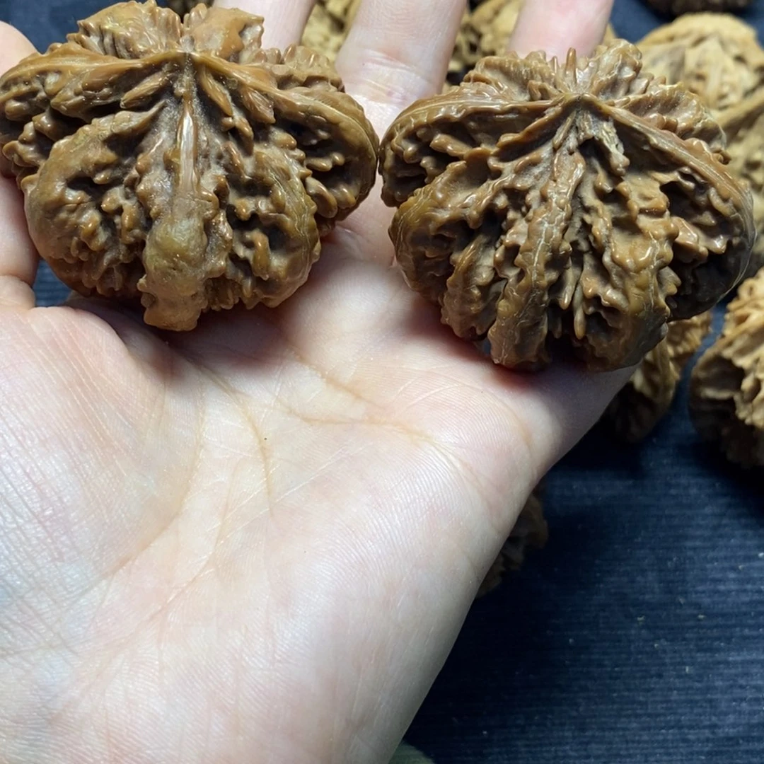 J***s文玩核桃吊坠霸王花51瑕疵